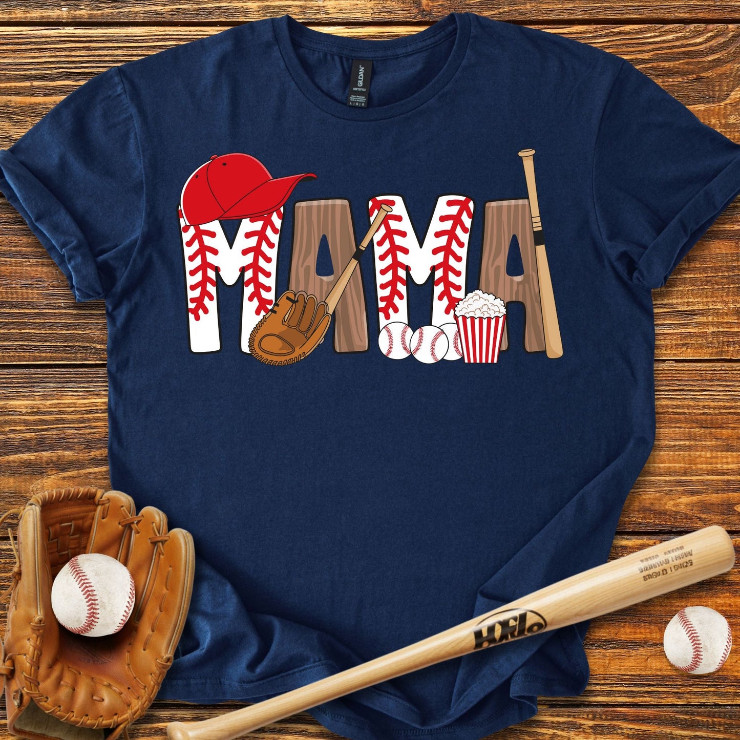 Baseball Mama T-shirt - HomeRun PrintsT-Shirt