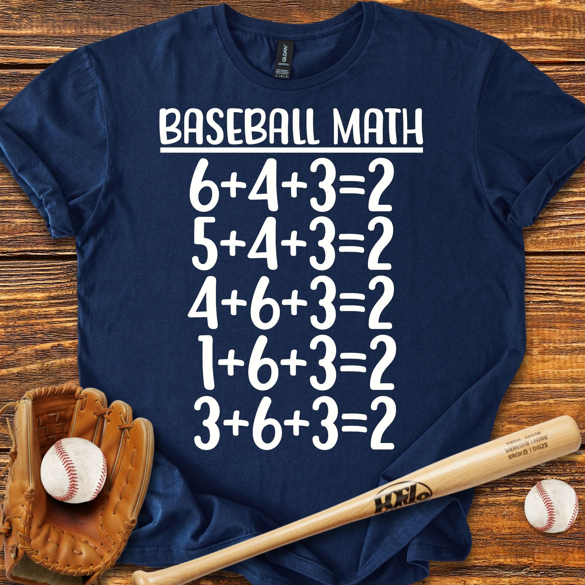 Baseball Math T-shirt - HomeRun PrintsT-Shirt