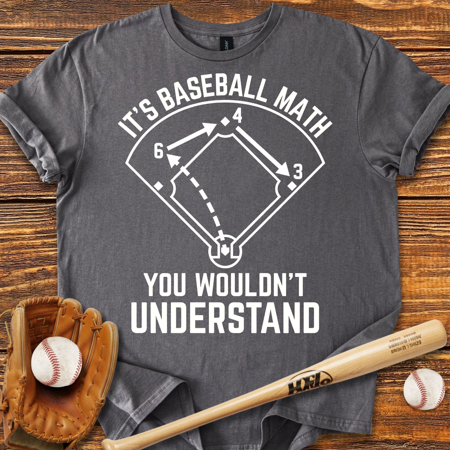 Baseball Math T-shirt - HomeRun PrintsT-Shirt