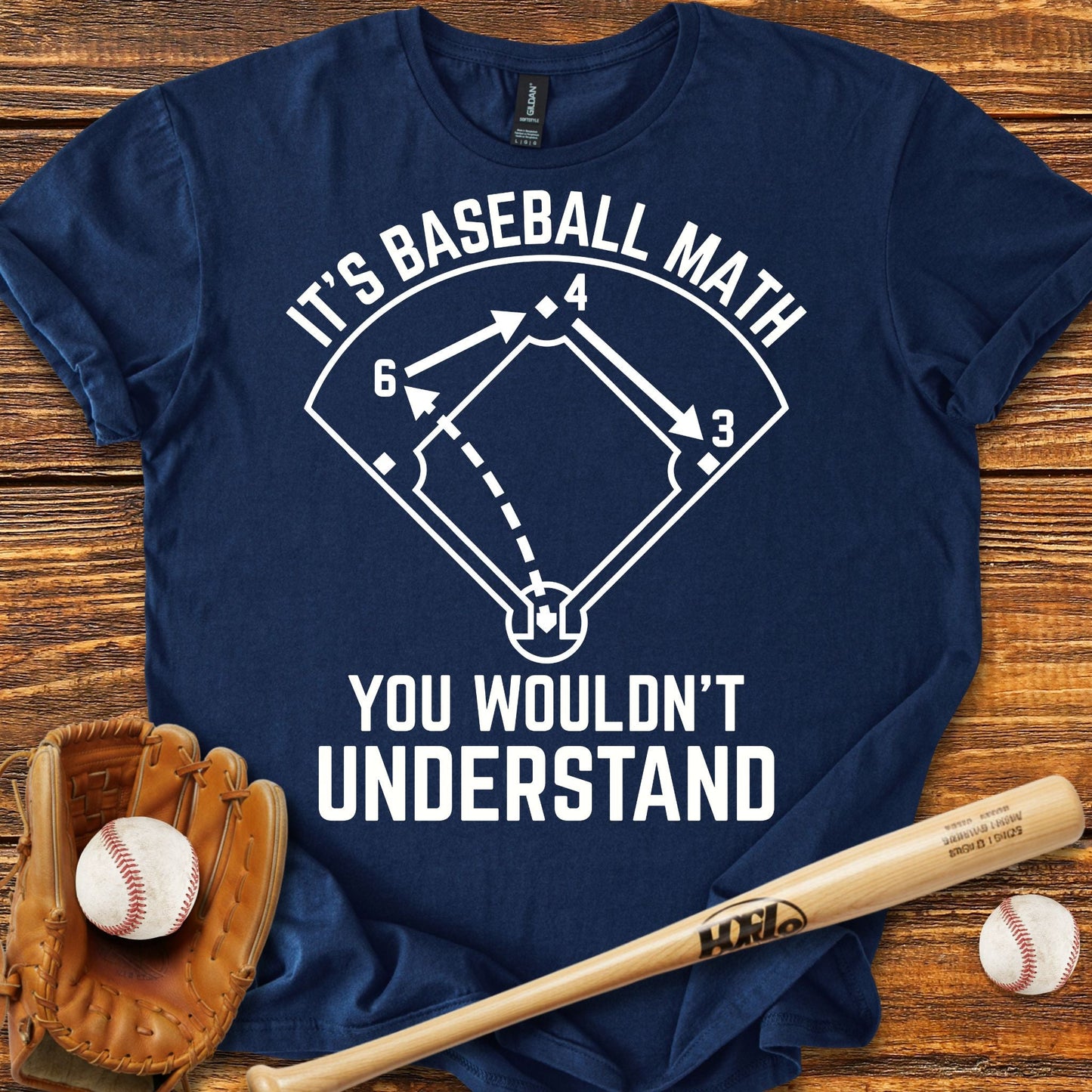 Baseball Math T-shirt - HomeRun PrintsT-Shirt
