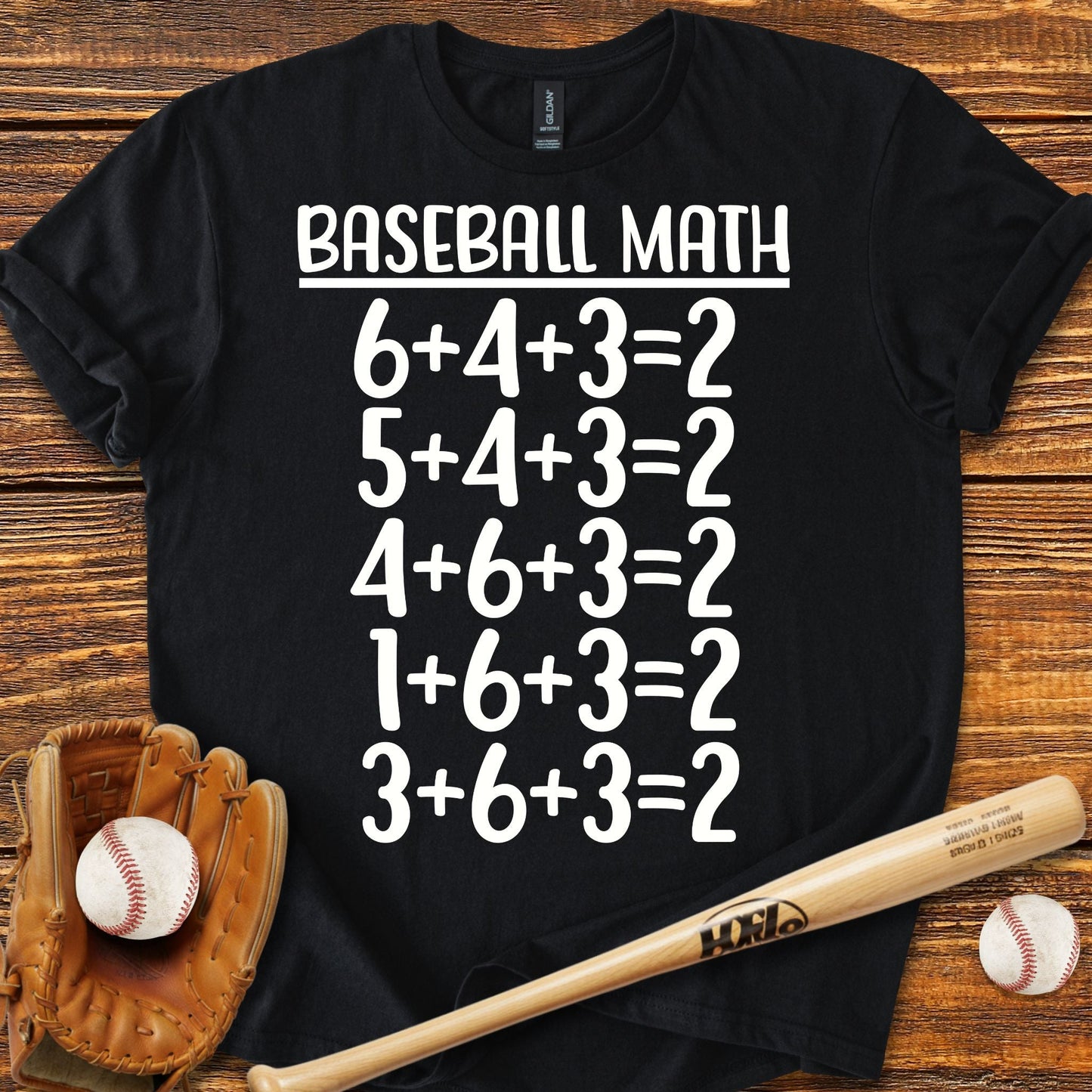 Baseball Math T-shirt - HomeRun PrintsT-Shirt