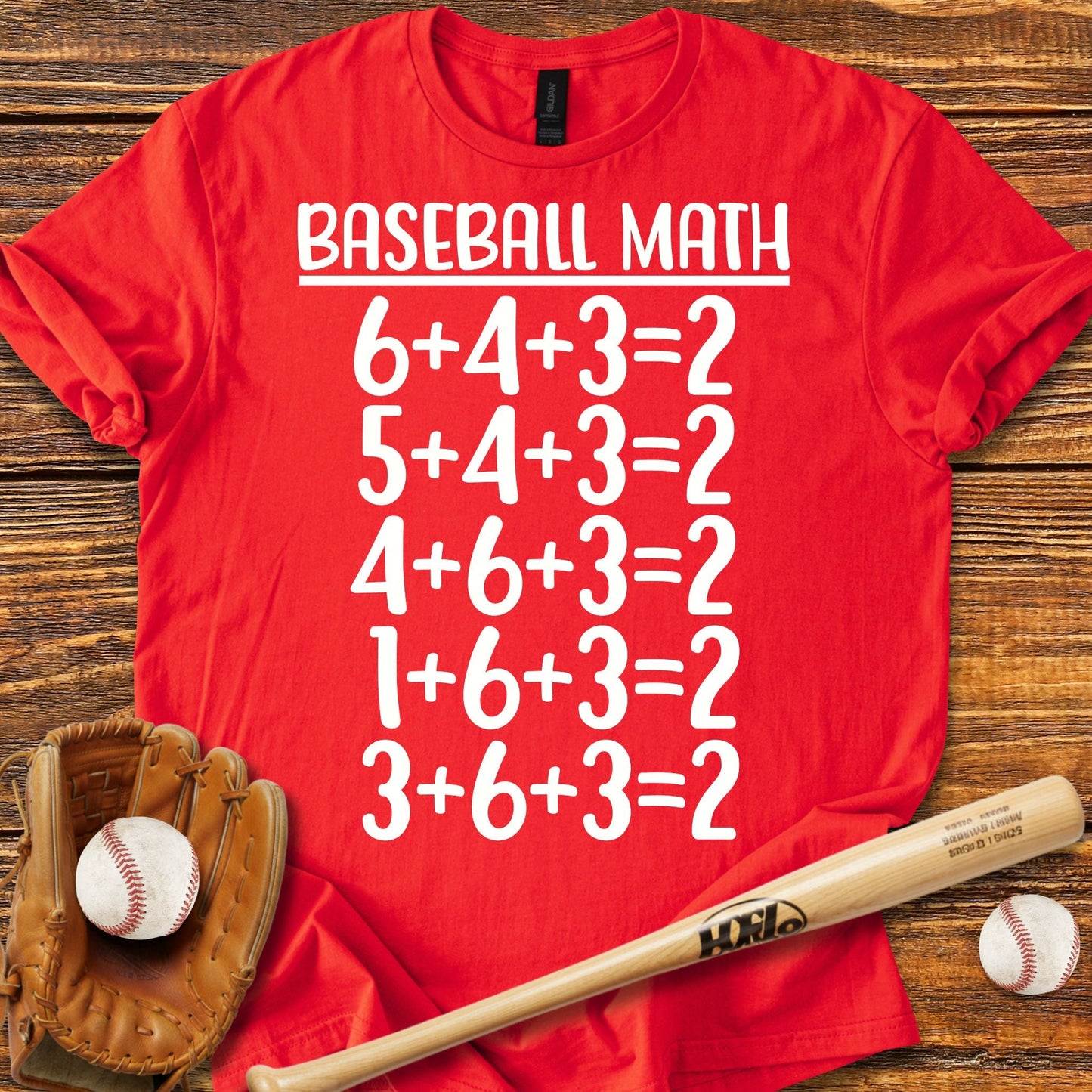 Baseball Math T-shirt - HomeRun PrintsT-Shirt