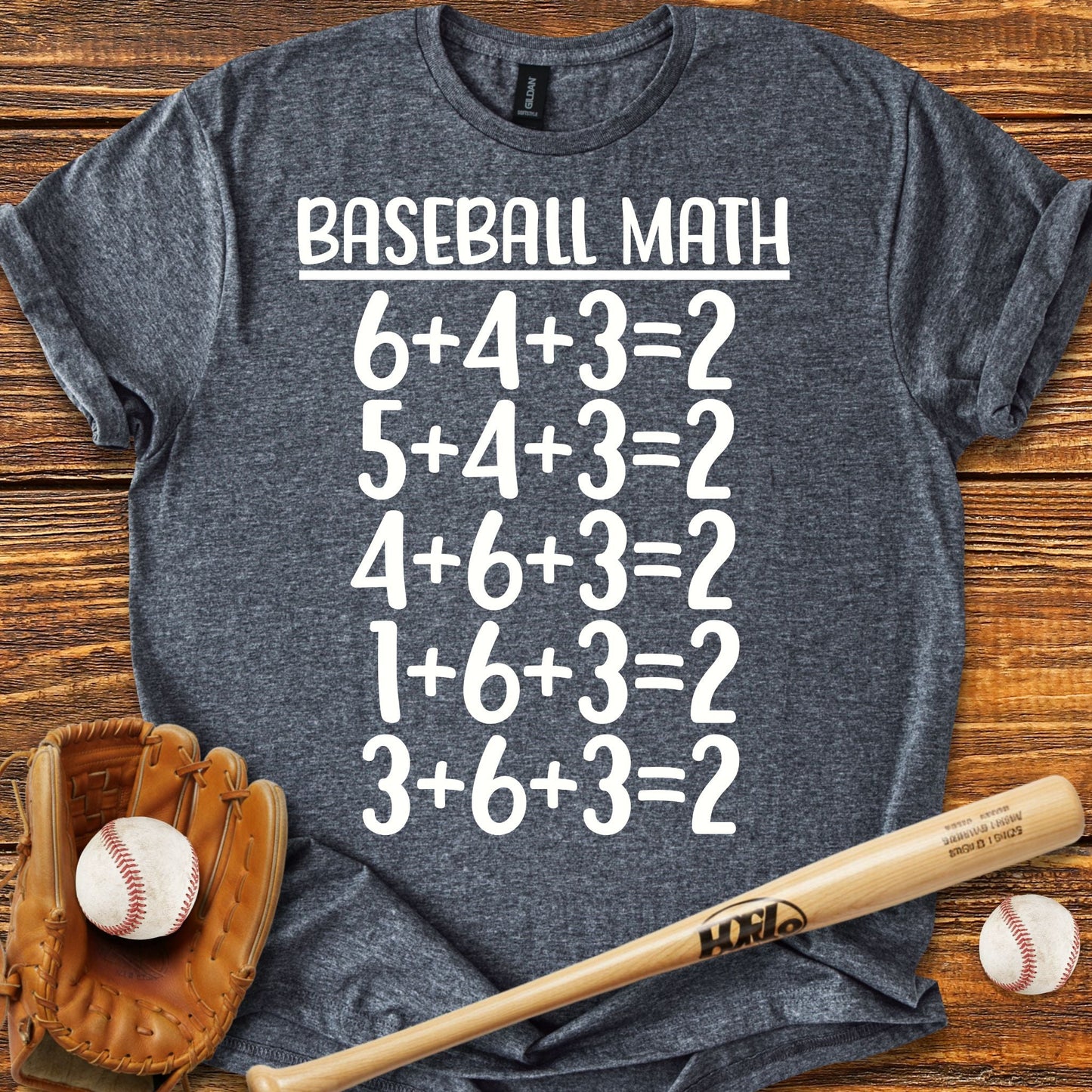 Baseball Math T-shirt - HomeRun PrintsT-Shirt