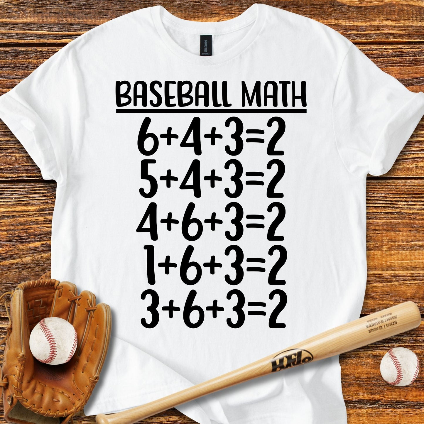 Baseball Math T-shirt - HomeRun PrintsT-Shirt