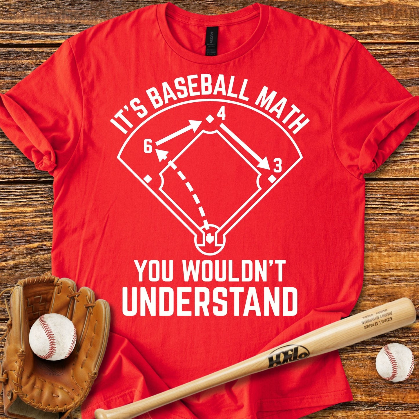 Baseball Math T-shirt - HomeRun PrintsT-Shirt