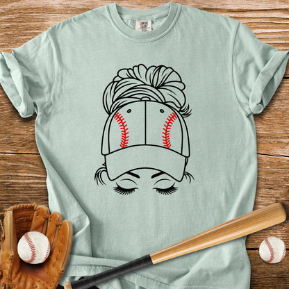 Baseball Mom Bun - HomeRun PrintsComfort Colors