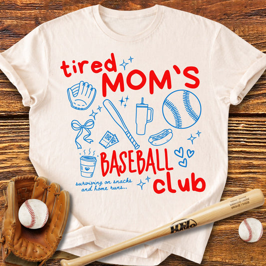 Baseball Mom Club T-Shirt - HomeRun PrintsT-Shirt