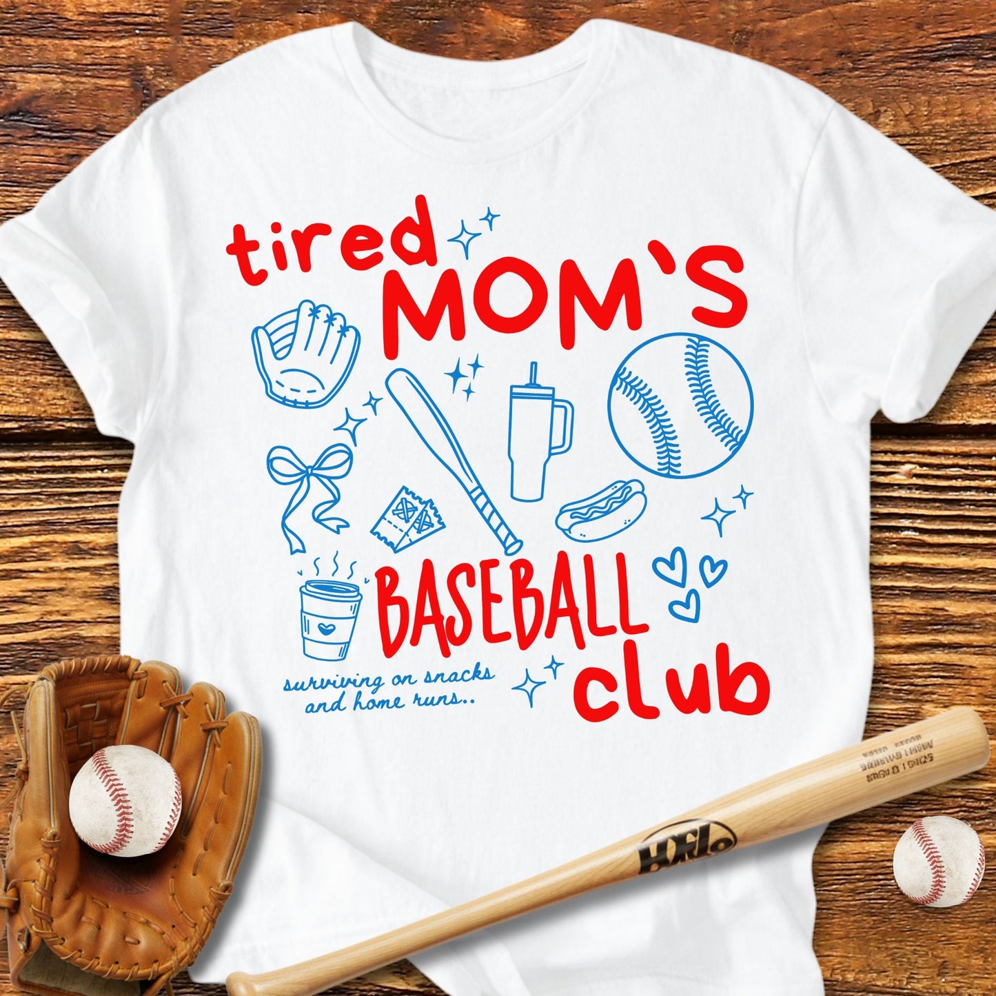 Baseball Mom Club T-Shirt - HomeRun PrintsT-Shirt