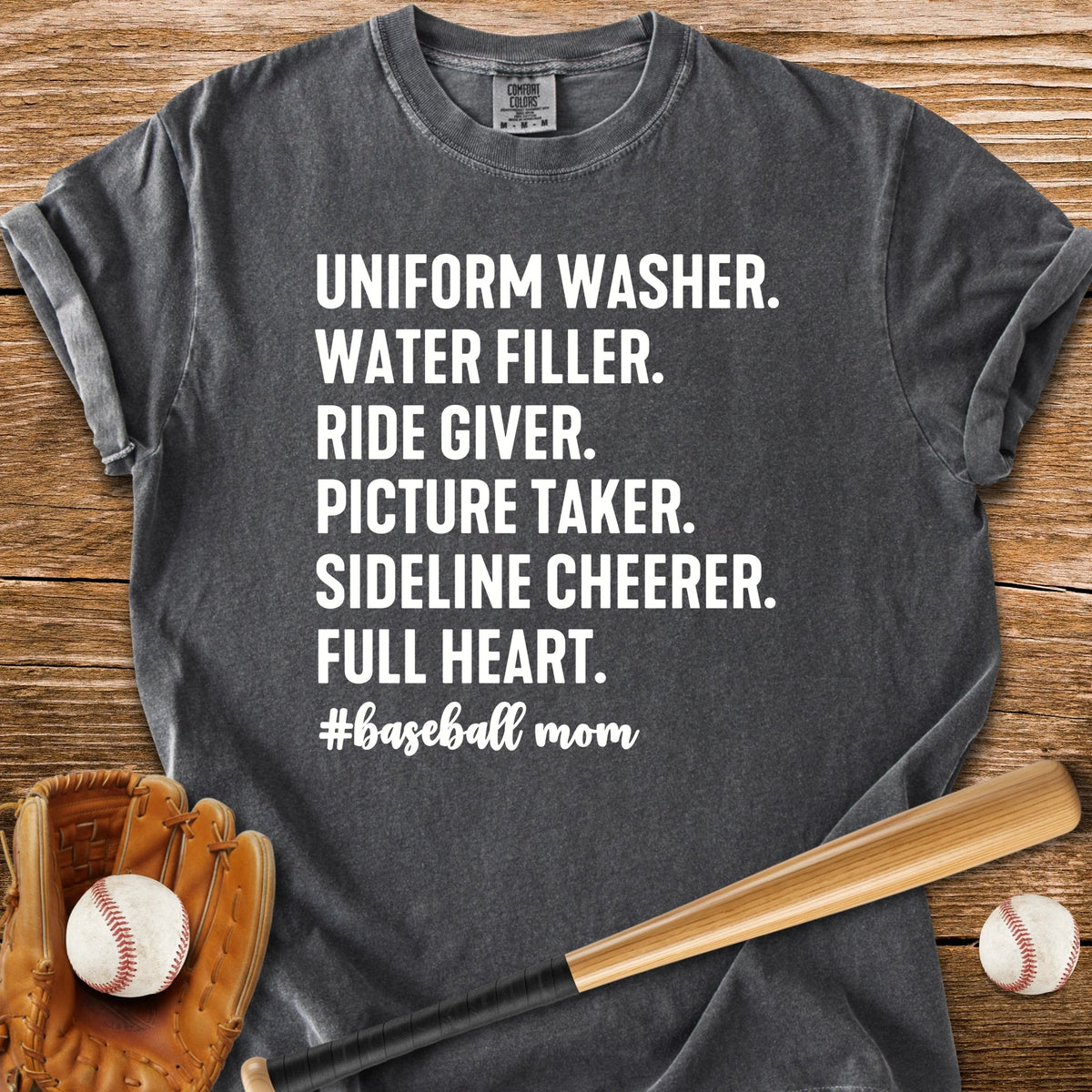 Baseball Mom Does It - HomeRun PrintsComfort Colors