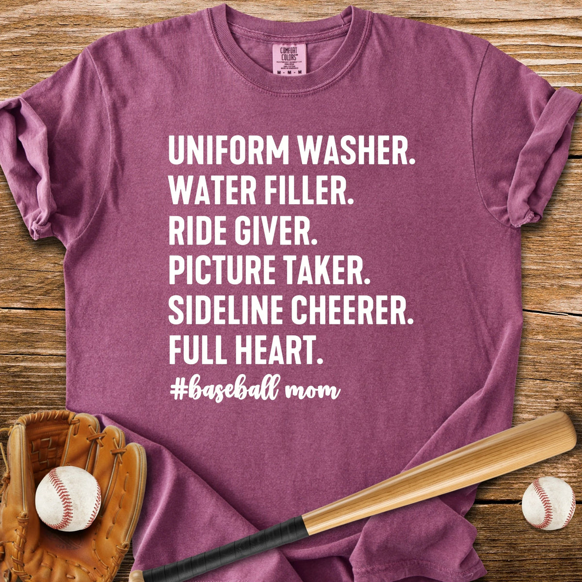 Baseball Mom Does It - HomeRun PrintsComfort Colors