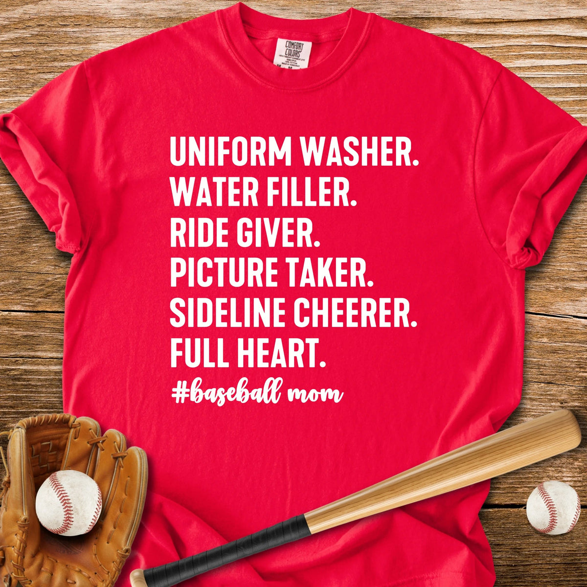 Baseball Mom Does It - HomeRun PrintsComfort Colors