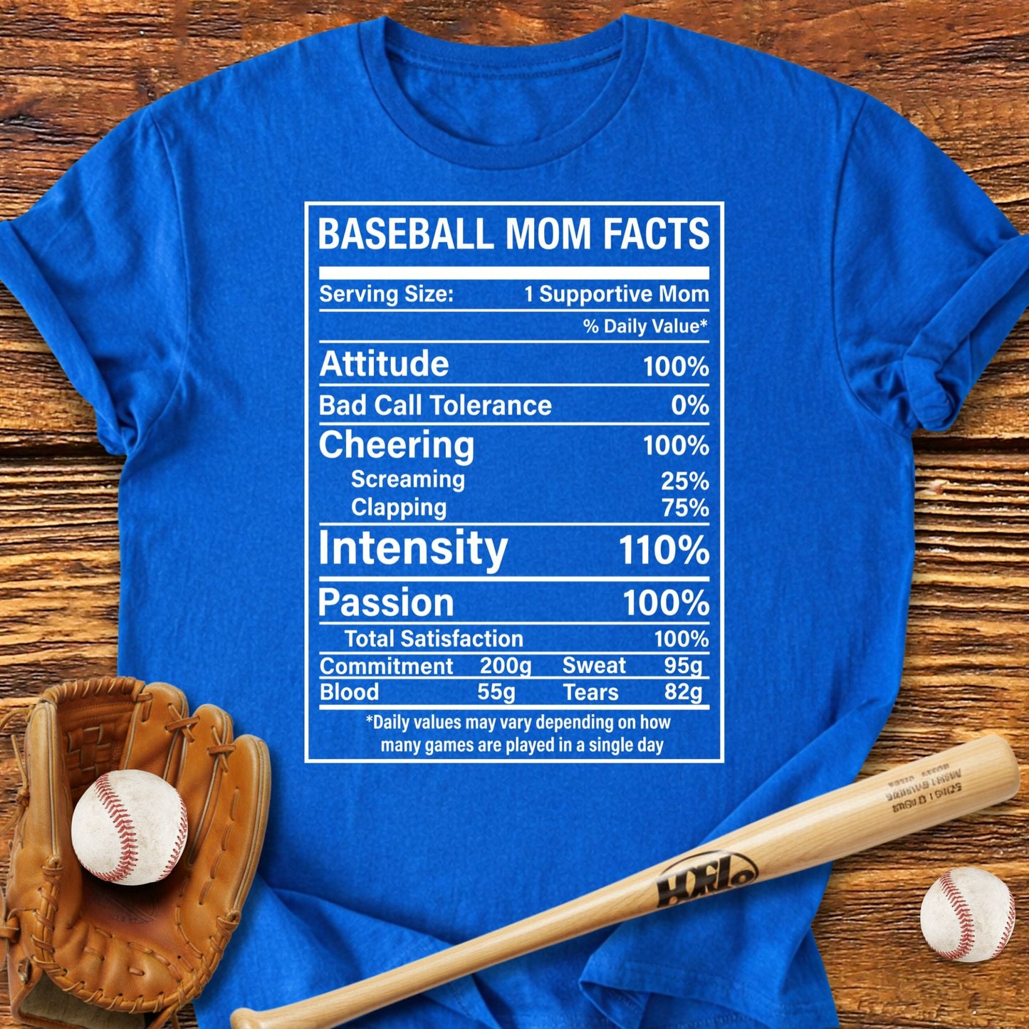 Baseball Mom Facts T-Shirt - HomeRun PrintsT-Shirt