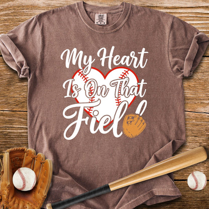 Baseball Mom Heart - HomeRun PrintsComfort Colors
