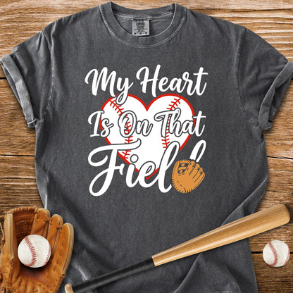 Baseball Mom Heart - HomeRun PrintsComfort Colors