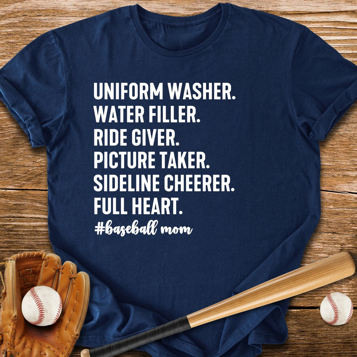 Baseball Mom Job - HomeRun PrintsT-Shirt