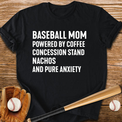 Baseball Mom Pure Anxiety - HomeRun PrintsT-Shirt