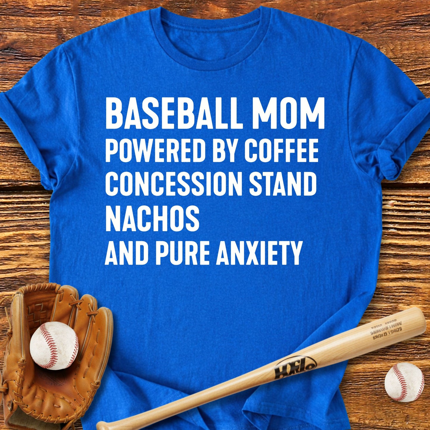 Baseball Mom Pure Anxiety T-Shirt - HomeRun PrintsT-Shirt
