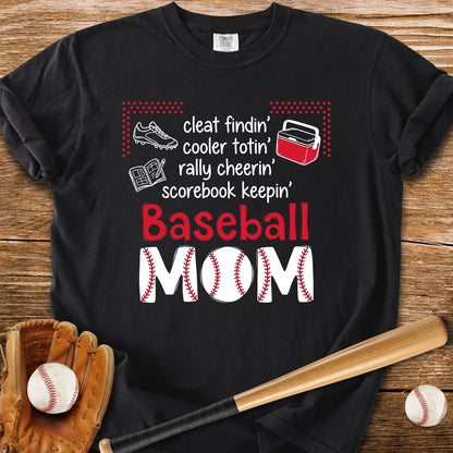 Baseball Mom Roll Call - HomeRun PrintsComfort Colors