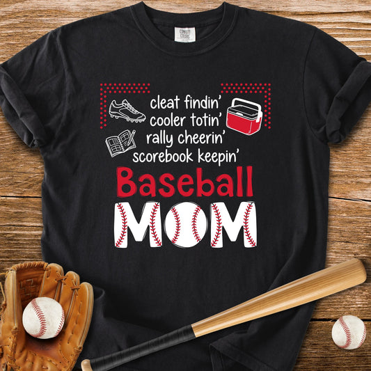 Baseball Mom Roll Call - HomeRun PrintsComfort Colors