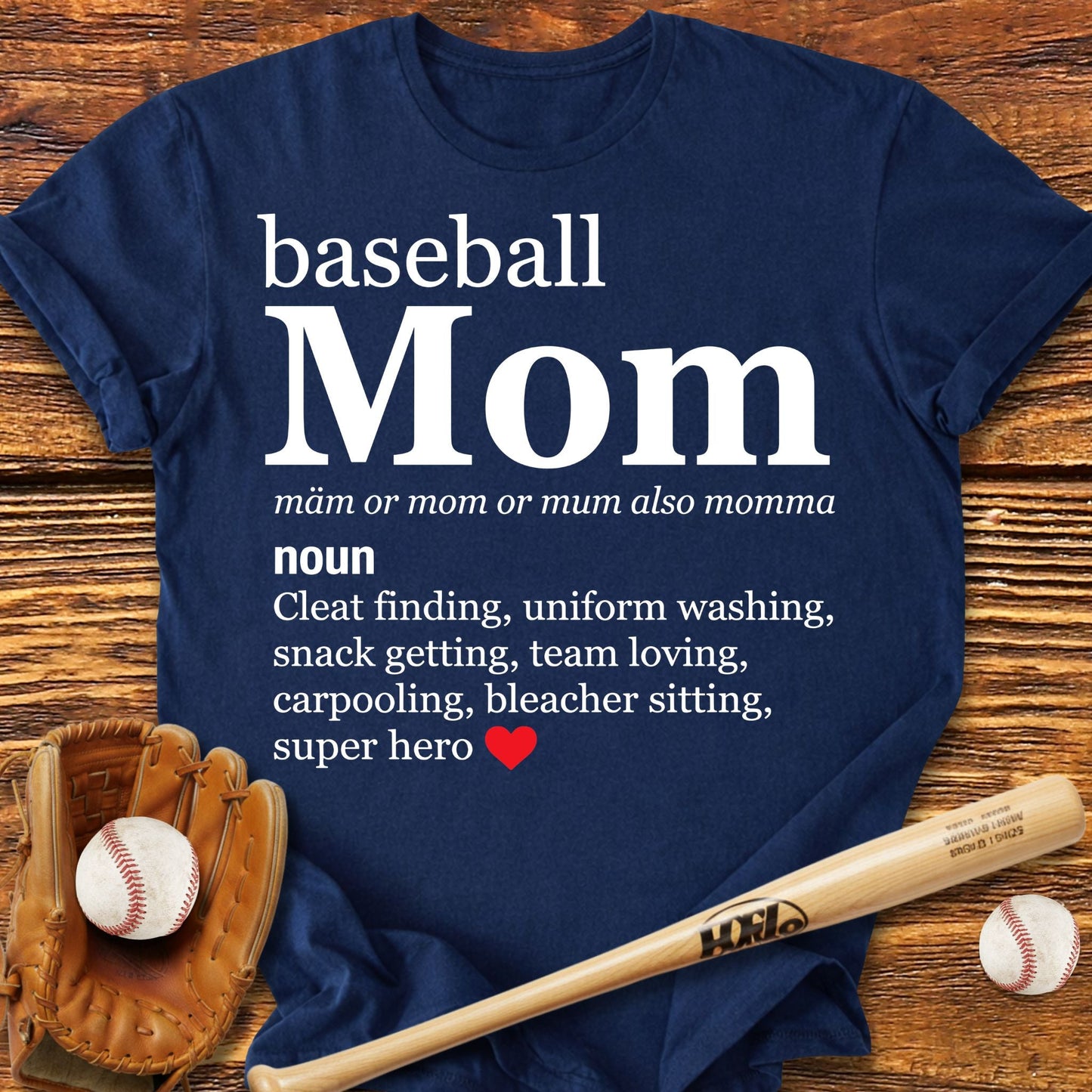 Baseball Mom T-shirt - HomeRun PrintsT-Shirt