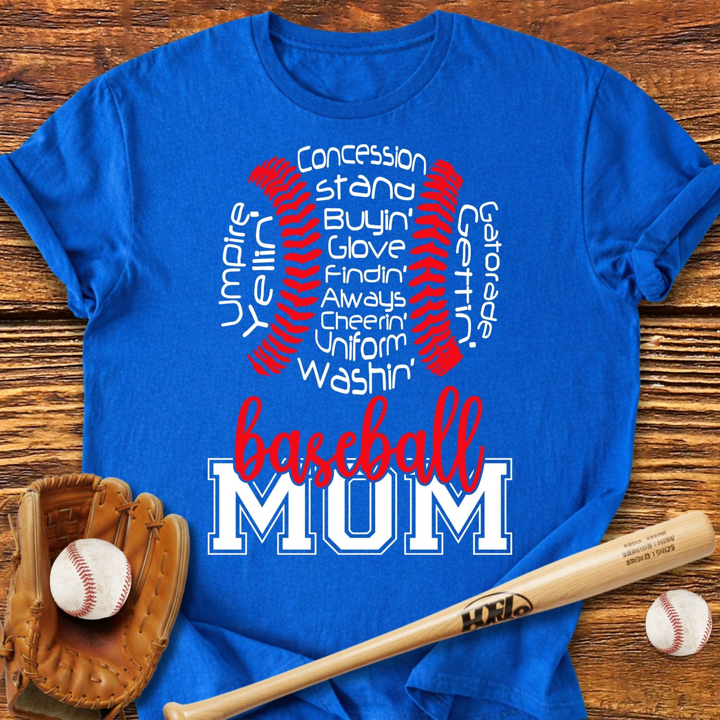 Baseball Mom T-shirt - HomeRun PrintsT-Shirt