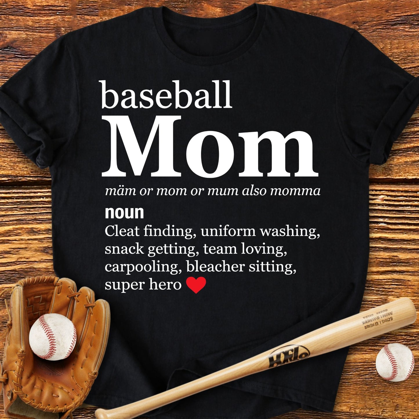 Baseball Mom T-shirt - HomeRun PrintsT-Shirt