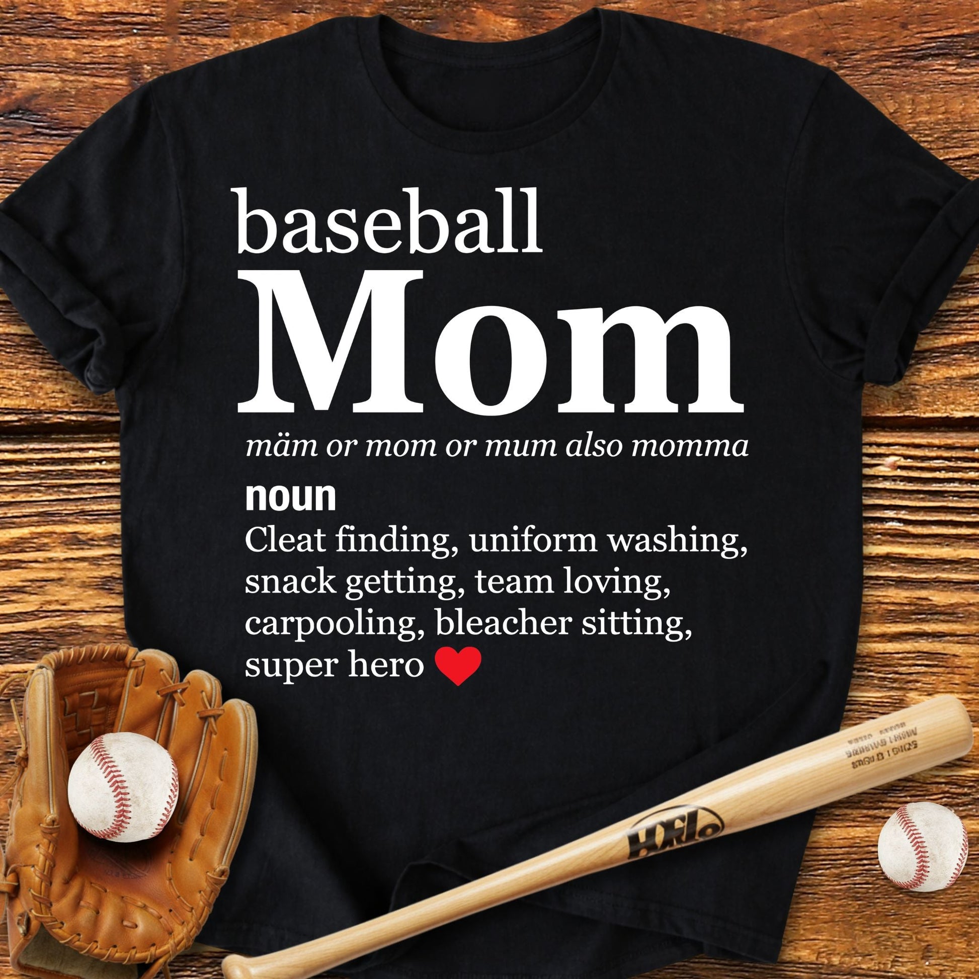 Baseball Mom T-shirt - HomeRun PrintsT-Shirt