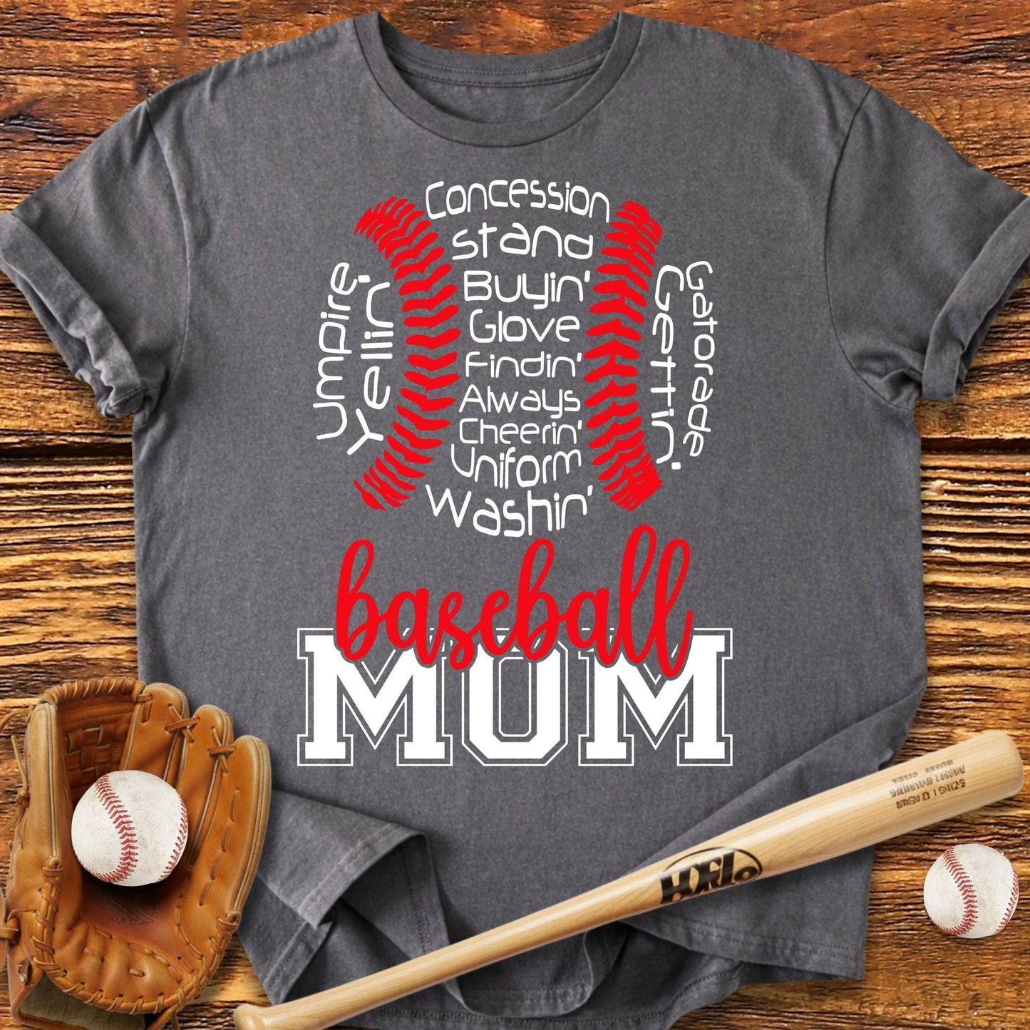 Baseball Mom T-shirt - HomeRun PrintsT-Shirt