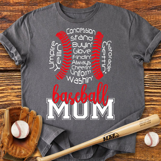 Baseball Mom T-shirt - HomeRun PrintsT-Shirt