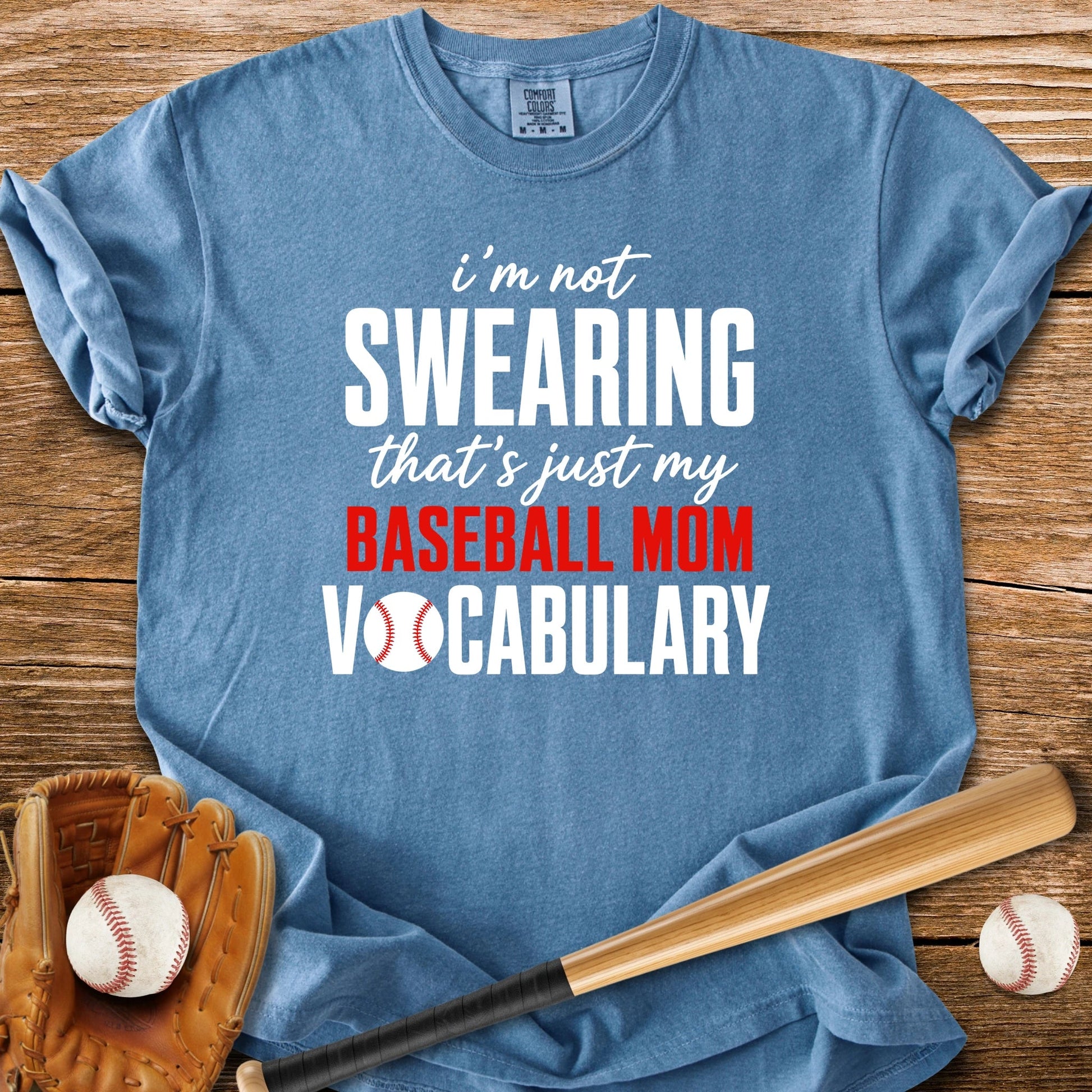 Baseball Mom Vocabulary - HomeRun PrintsComfort Colors