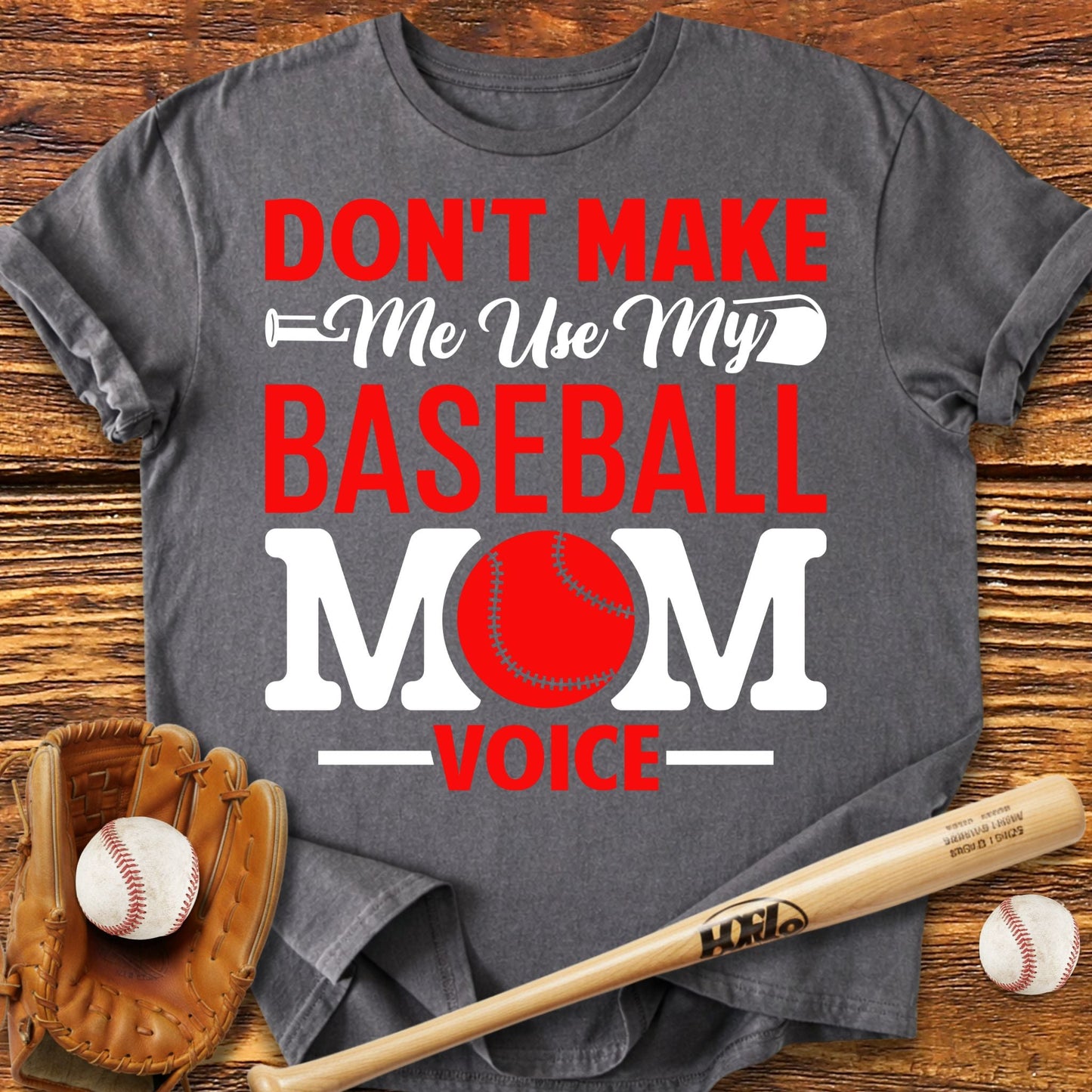 Baseball Mom Voice T-Shirt - HomeRun PrintsT-Shirt