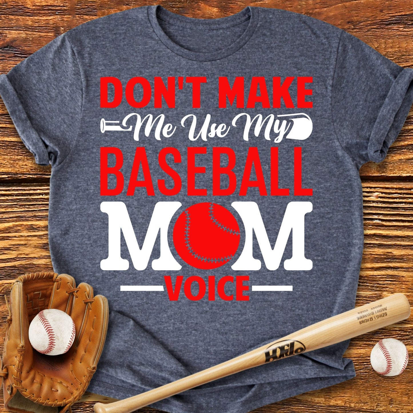 Baseball Mom Voice T-Shirt - HomeRun PrintsT-Shirt