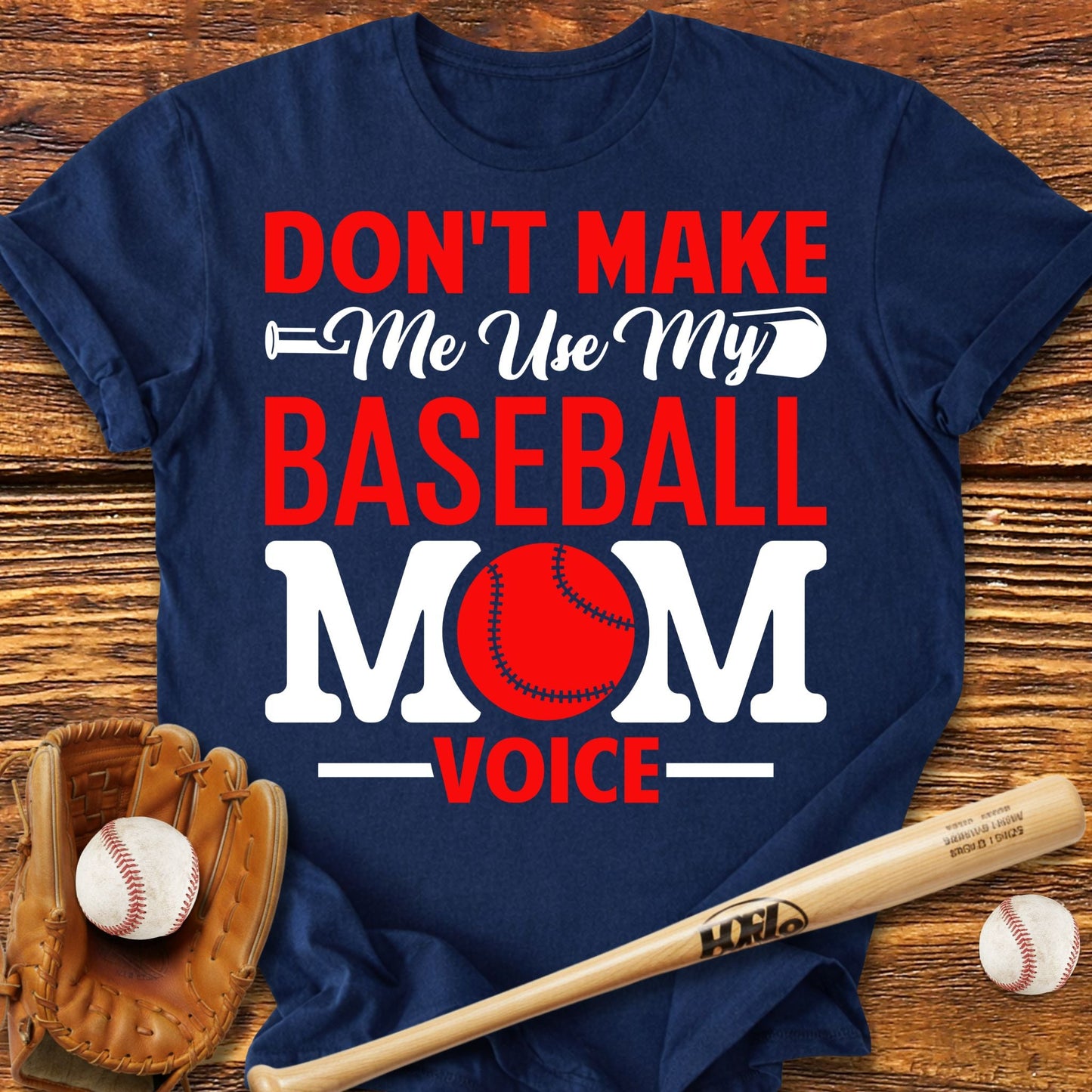 Baseball Mom Voice T-Shirt - HomeRun PrintsT-Shirt