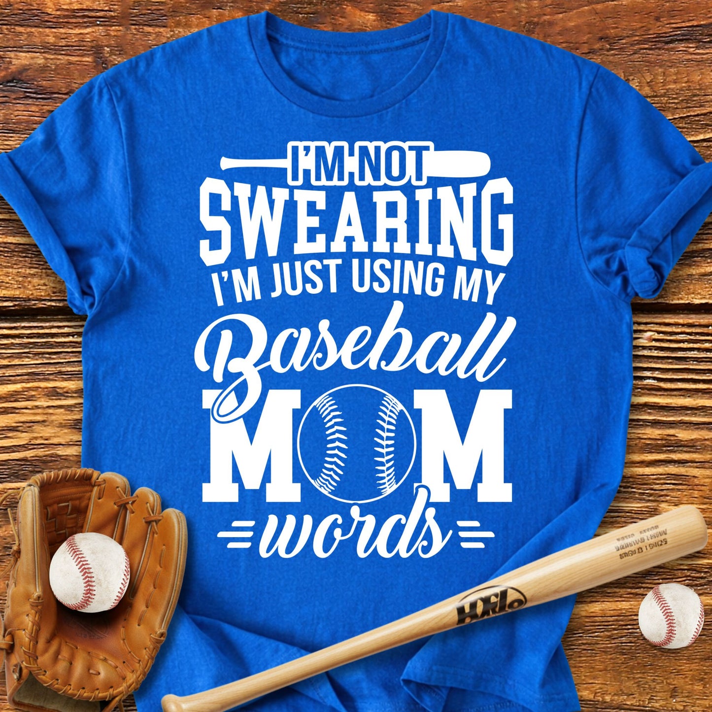 Baseball Mom Words T-Shirt - HomeRun PrintsT-Shirt