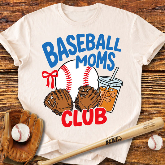 Baseball Moms Club T-shirt - HomeRun PrintsT-Shirt