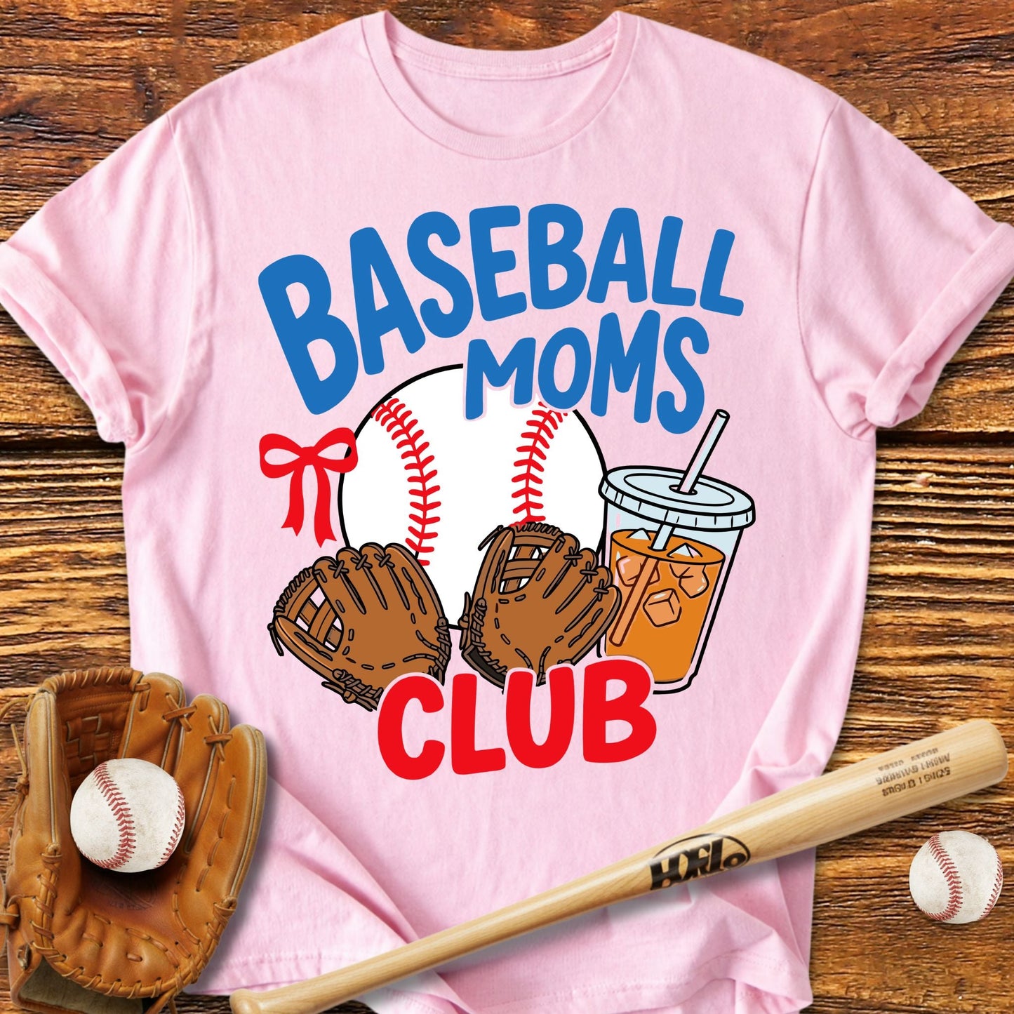 Baseball Moms Club T-shirt - HomeRun PrintsT-Shirt