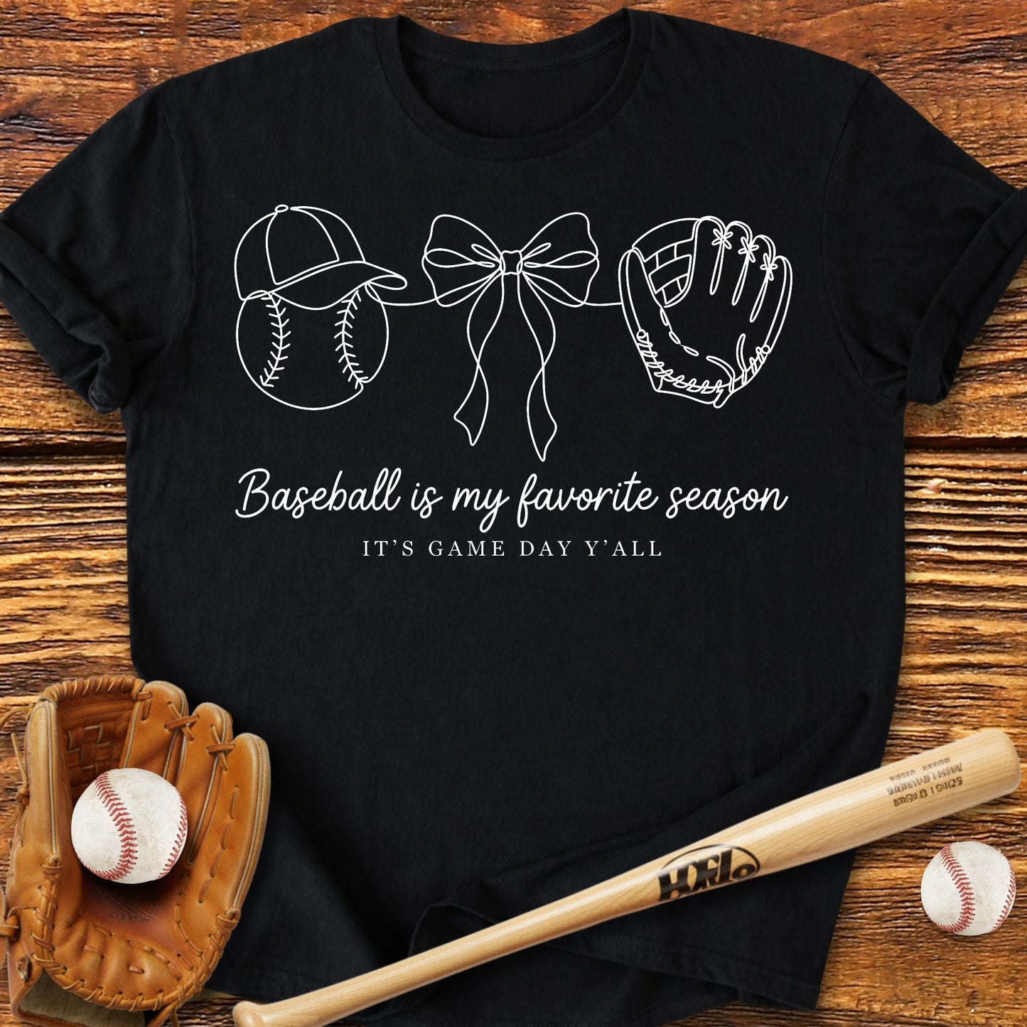 Baseball My Favorite Season T-Shirt - HomeRun PrintsT-Shirt