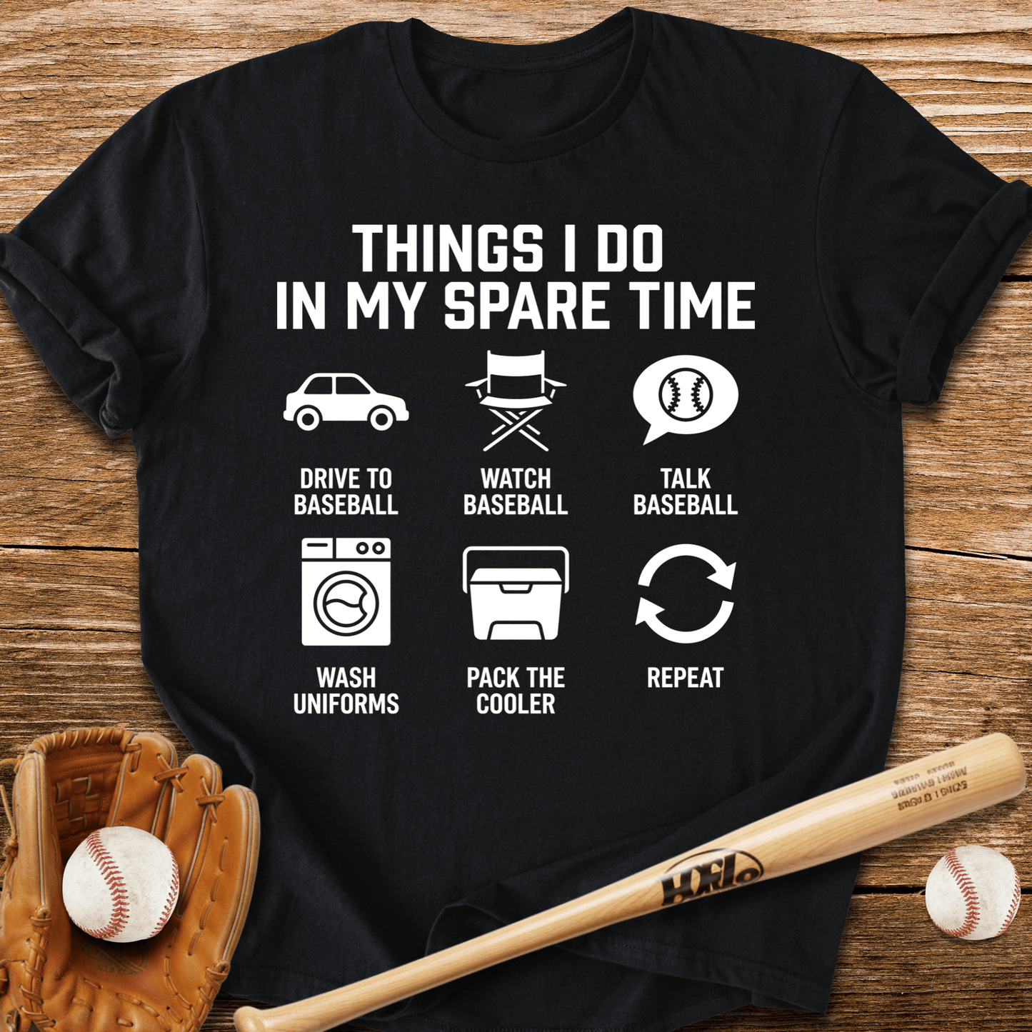 Baseball Parent Daily Grind T-Shirt - HomeRun PrintsT-Shirt