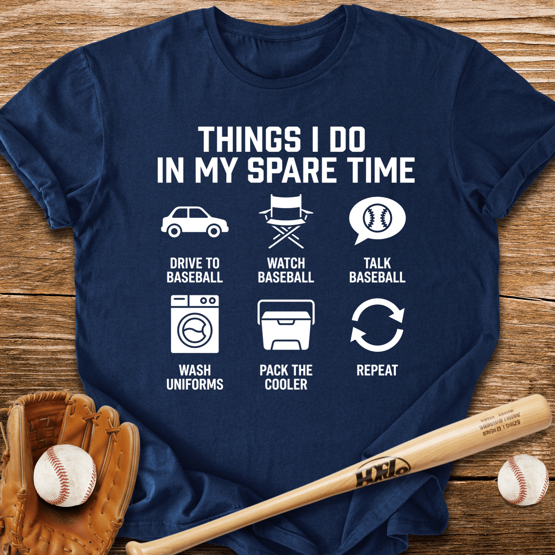 Baseball Parent Daily Grind T-Shirt - HomeRun PrintsT-Shirt
