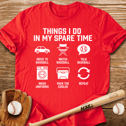Baseball Parent Daily Grind T-Shirt - HomeRun PrintsT-Shirt
