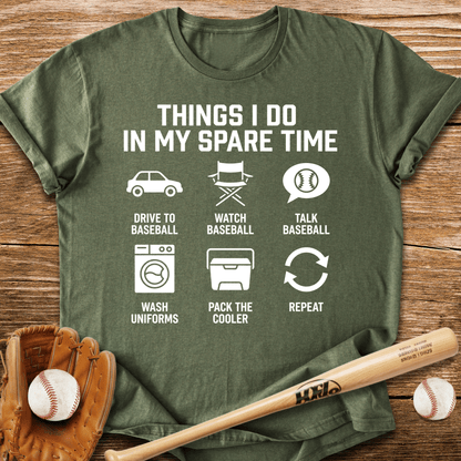 Baseball Parent Daily Grind T-Shirt - HomeRun PrintsT-Shirt
