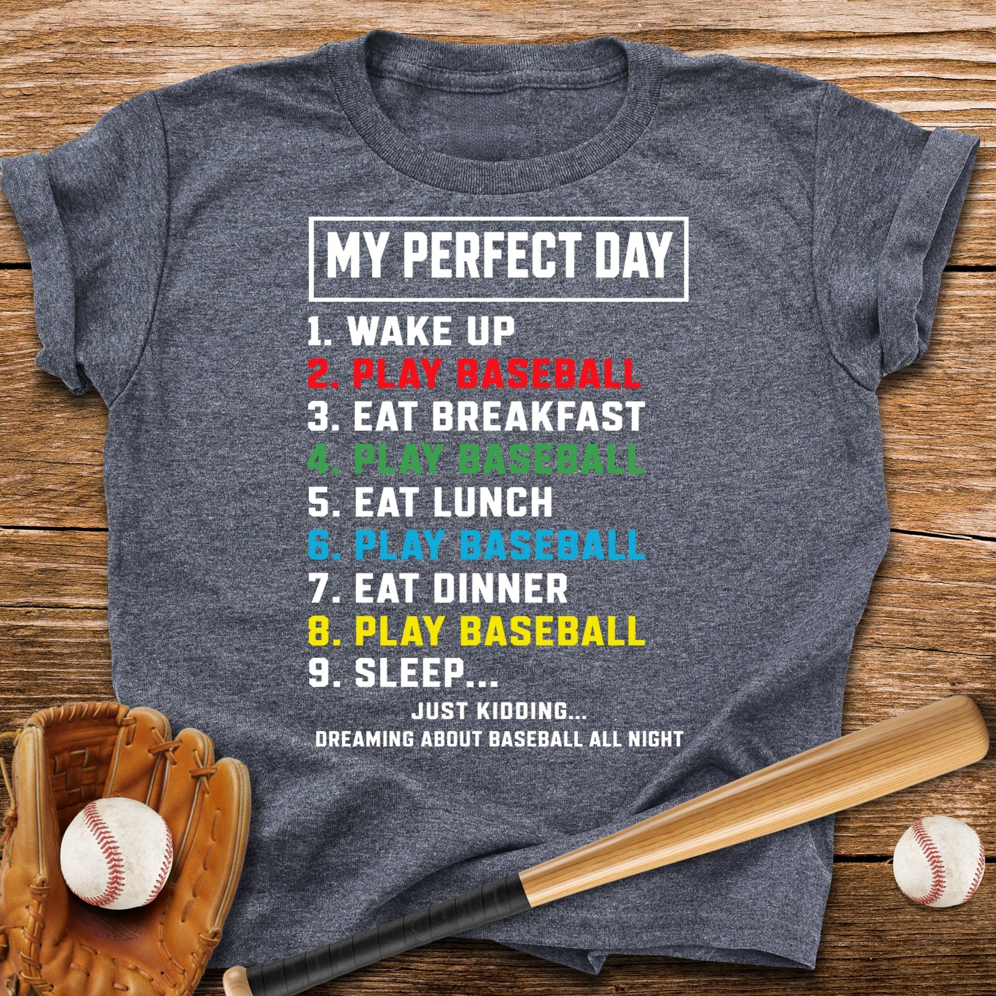 Baseball Perfect Day Youth Tee - HomeRun PrintsKids clothes