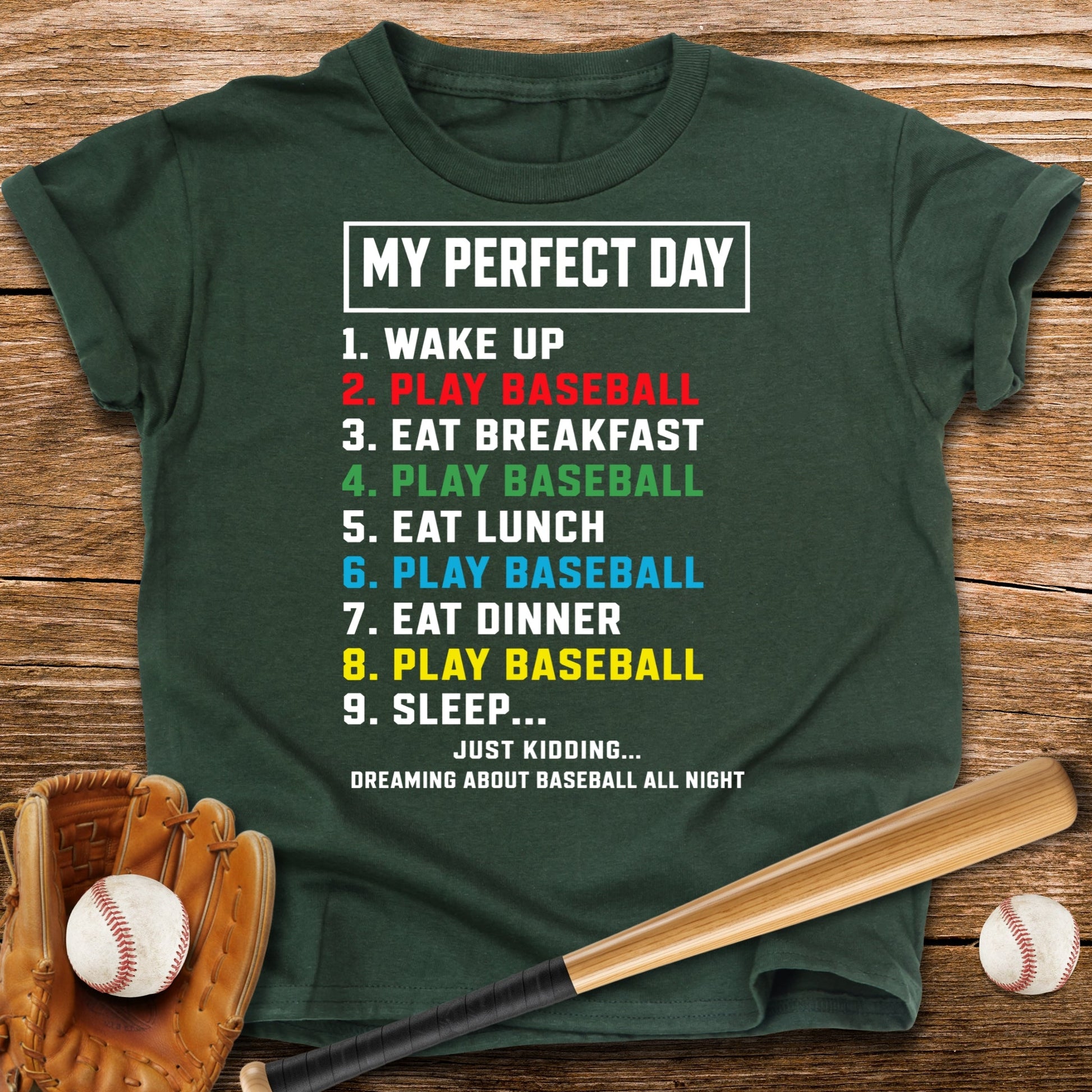 Baseball Perfect Day Youth Tee - HomeRun PrintsKids clothes