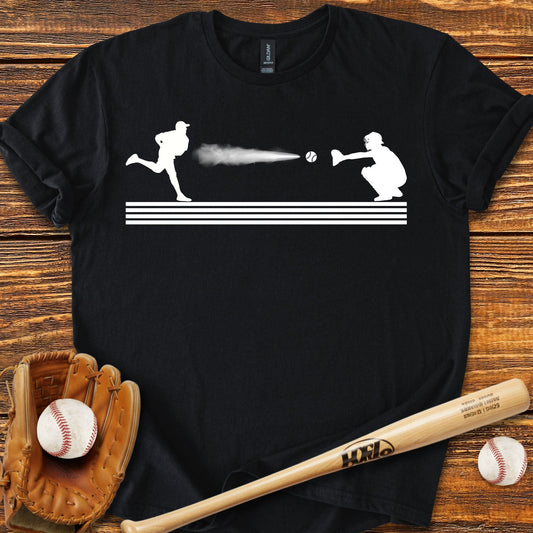 Baseball Pitcher Catcher T-shirt - HomeRun PrintsT-Shirt