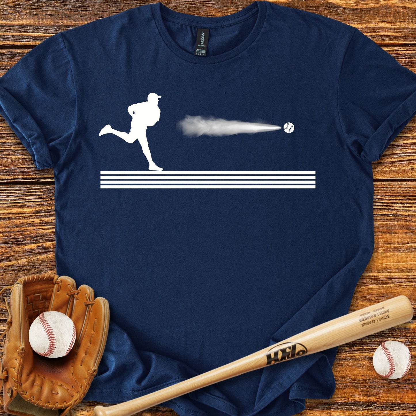 Baseball Pitcher T-shirt - HomeRun PrintsT-Shirt