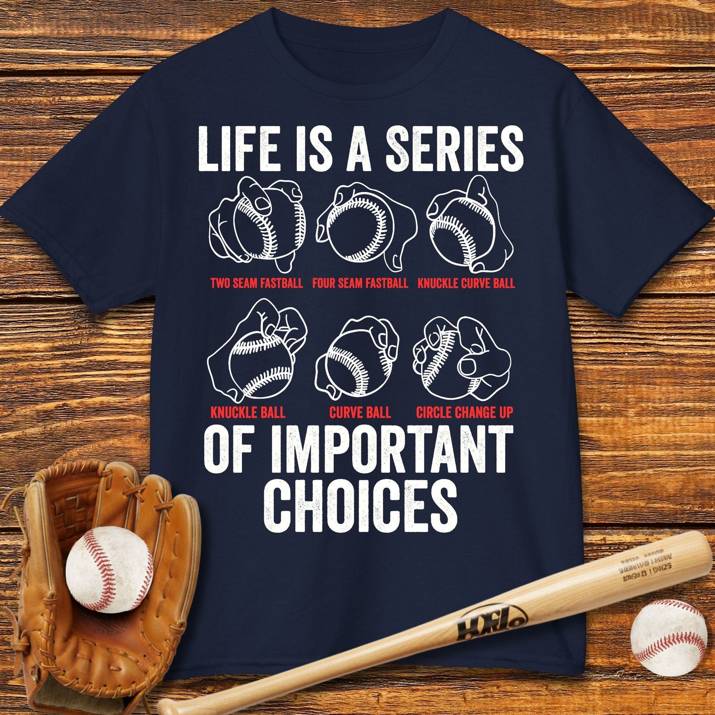 Baseball Pitches Kids T-Shirt - HomeRun PrintsKids clothes
