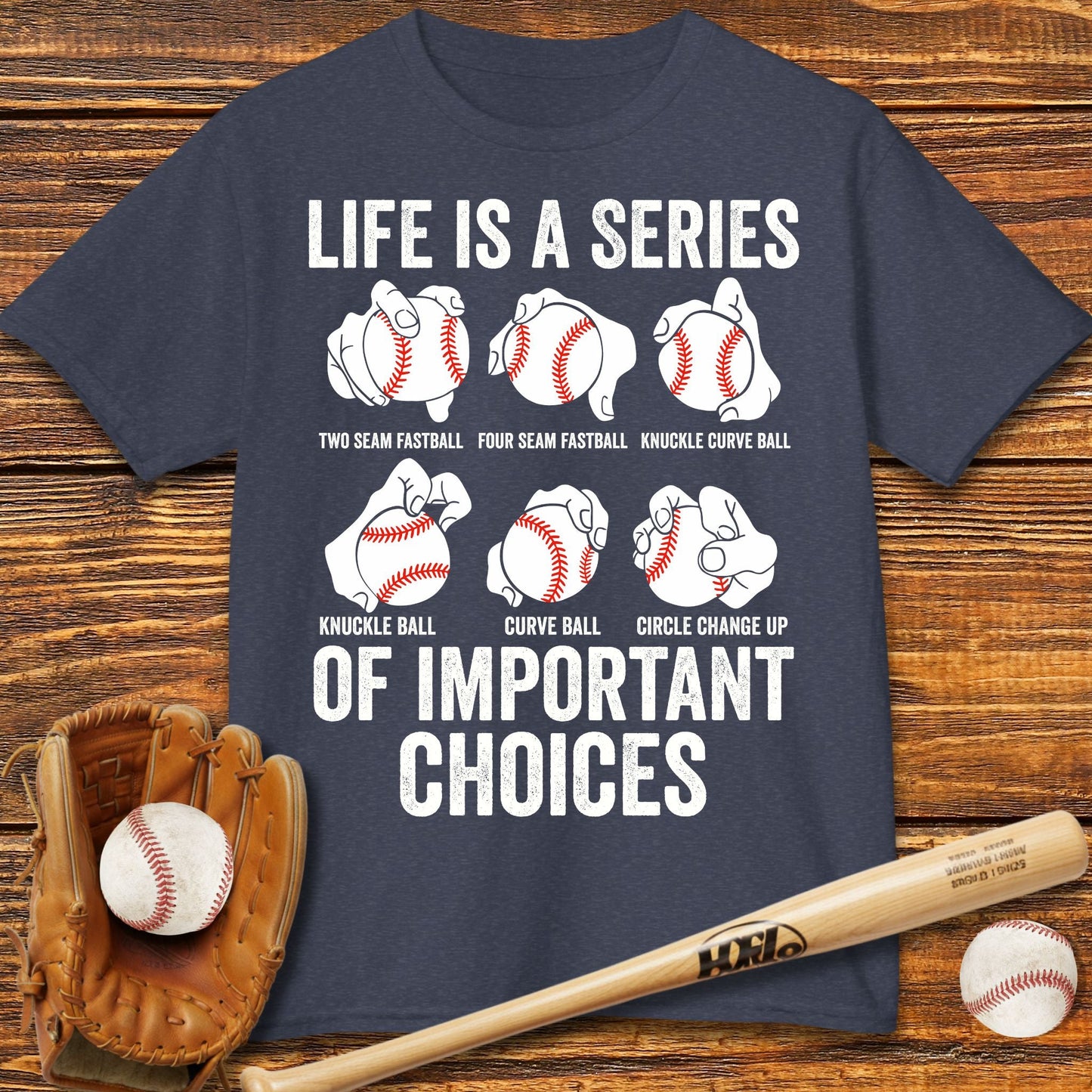 Baseball Pitches Kids T-Shirt - HomeRun PrintsKids clothes