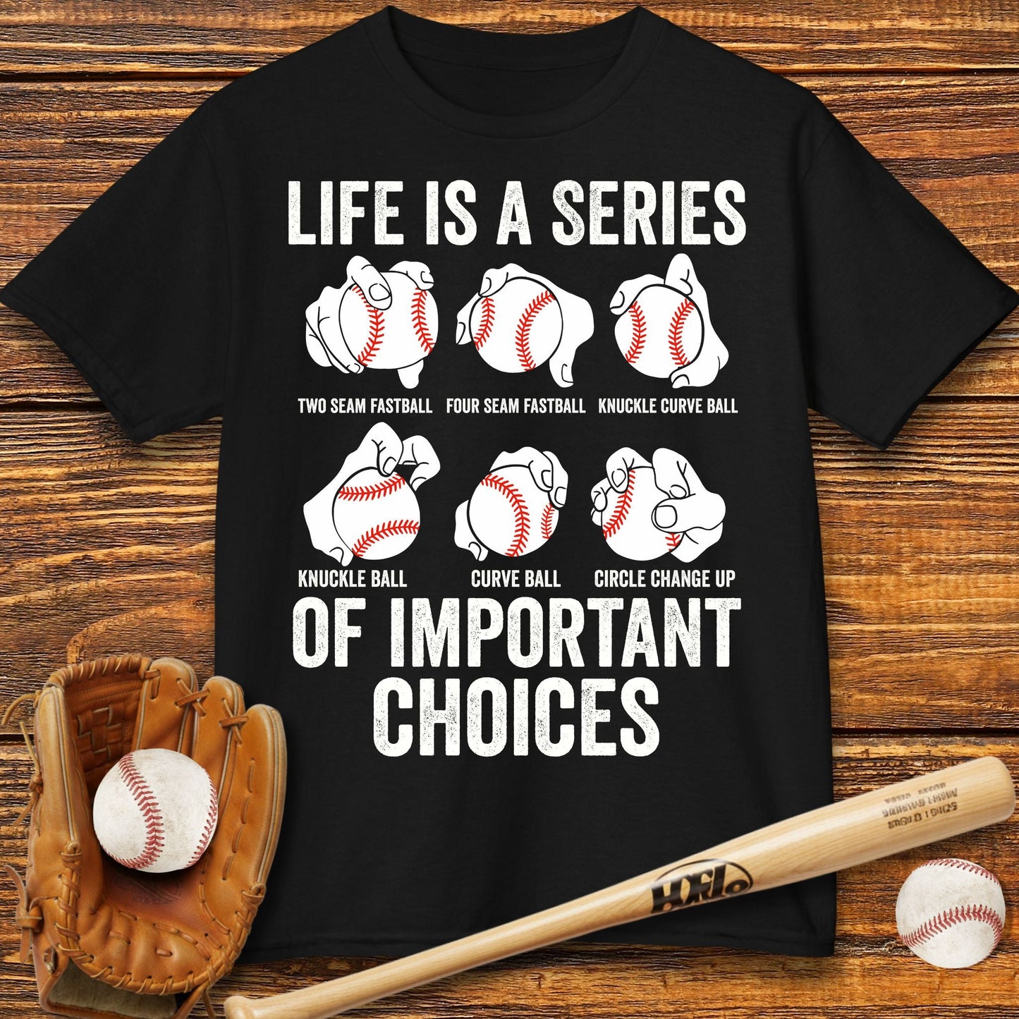 Baseball Pitches Kids T-Shirt - HomeRun PrintsKids clothes