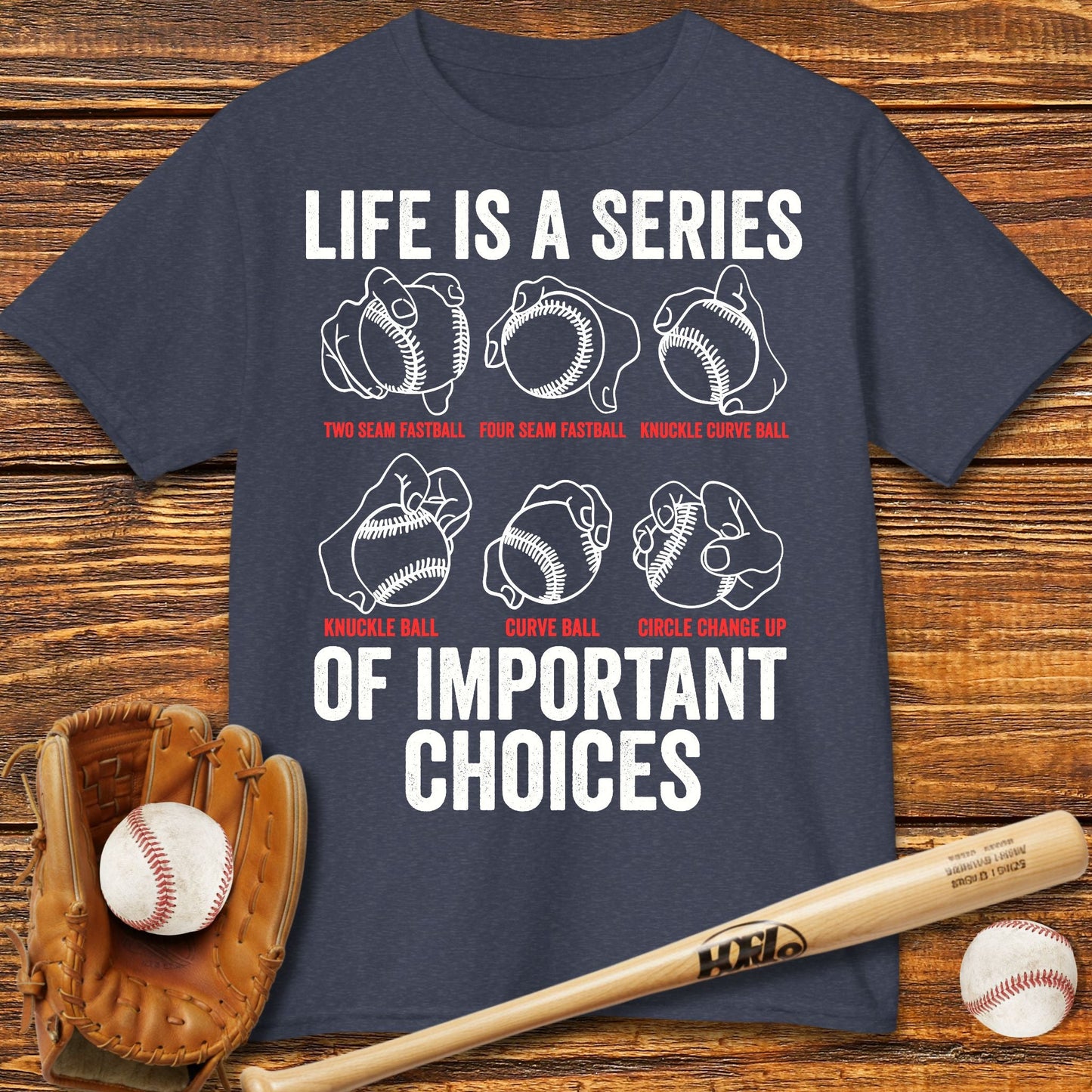 Baseball Pitches Kids T-Shirt - HomeRun PrintsKids clothes
