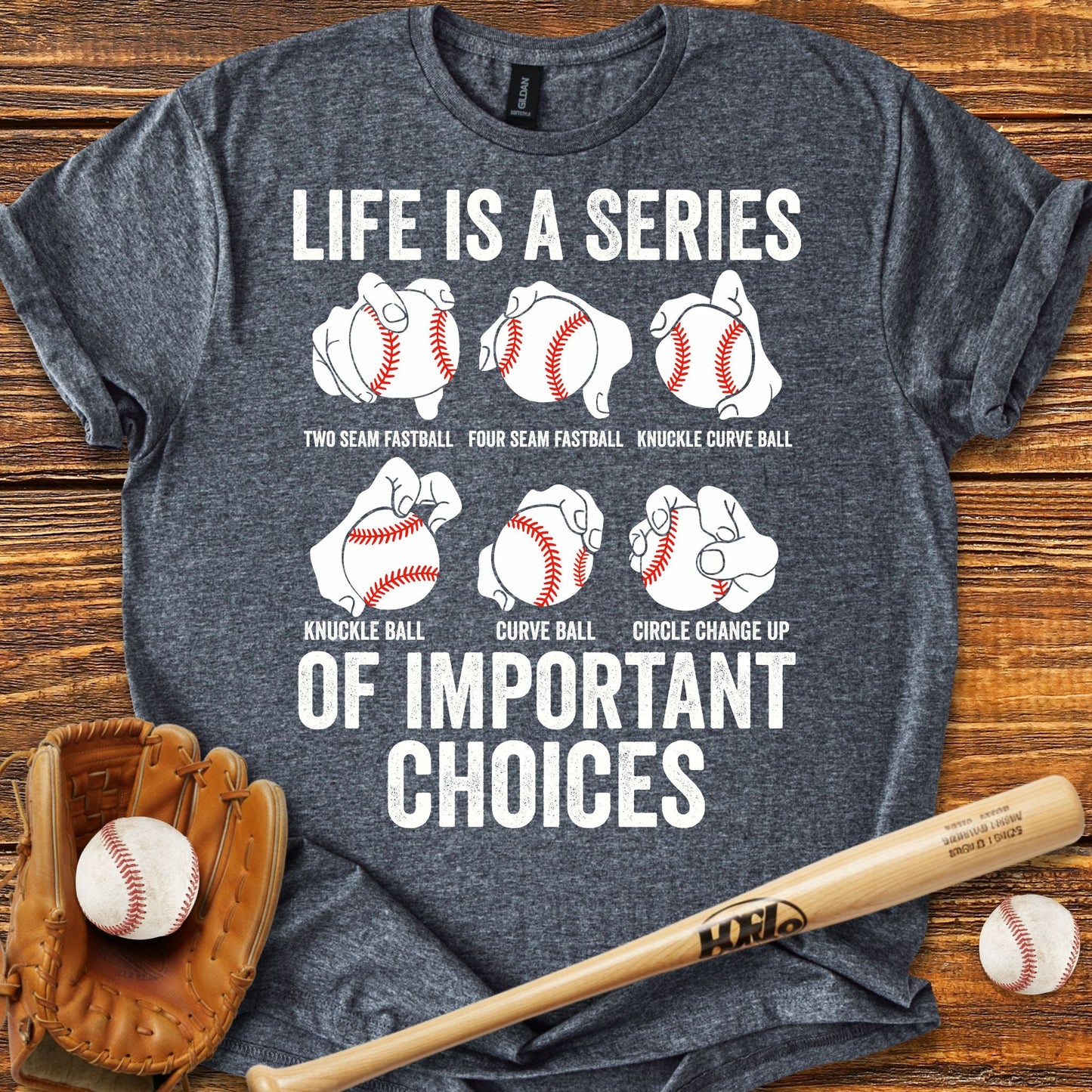 Baseball Pitches Life T-shirt - HomeRun PrintsT-Shirt